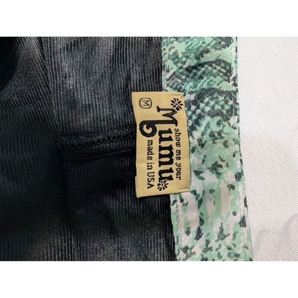 Show Me Your Mumu Green Snake Print Maxi Skirt Medium - Picture 6 of 6